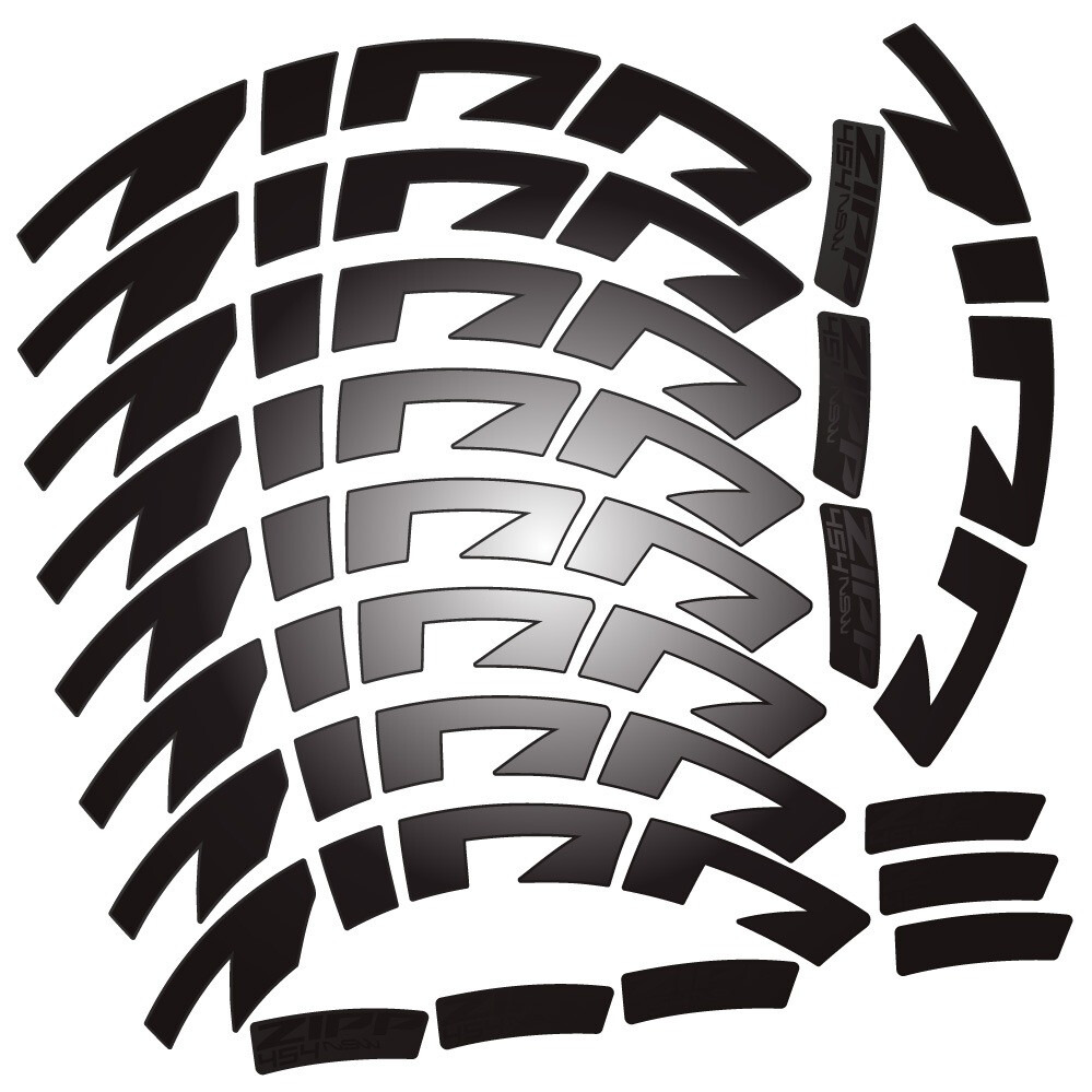 Zipp 454 NSW Pegatinas en vinilo adhesivo Llanta Carretera 58mm (12)