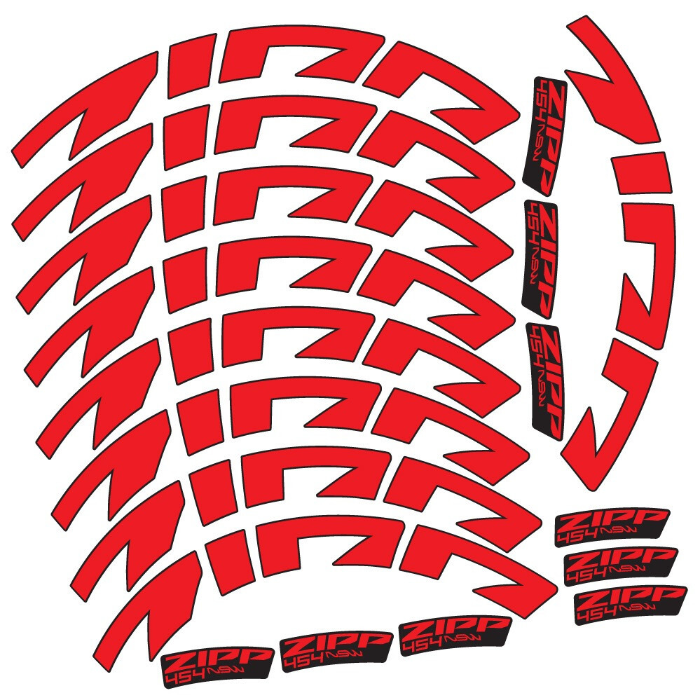 Zipp 454 NSW Pegatinas en vinilo adhesivo Llanta Carretera 58mm (19)