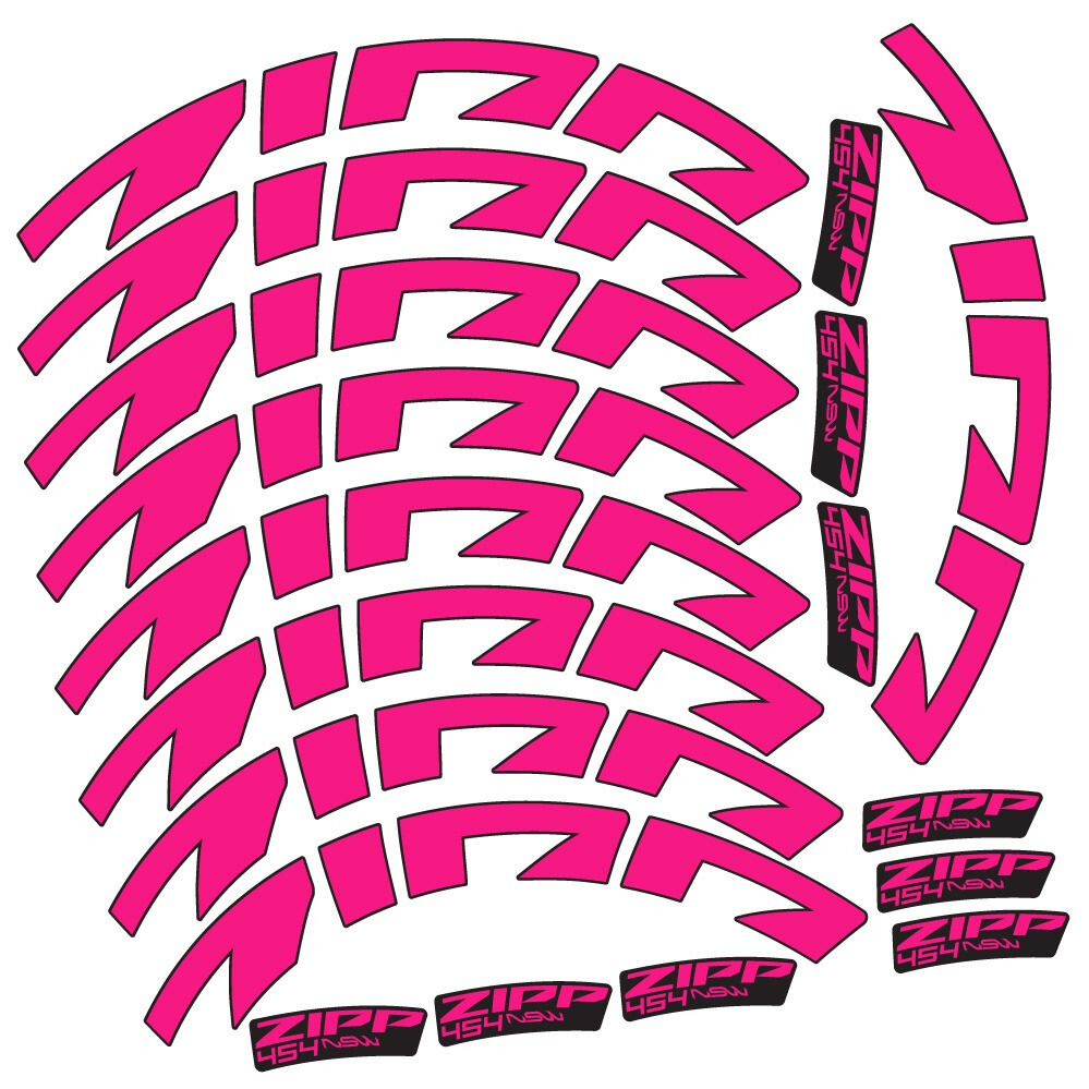 Zipp 454 NSW Pegatinas en vinilo adhesivo Llanta Carretera 58mm (21)