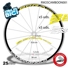 Campagnolo Bora One 25mm vinilos