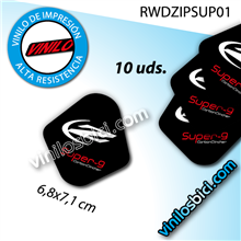 Zipp Super-9 vinilos adhesivos llanta lenticular