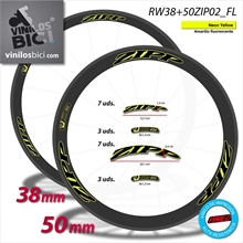 Zipp vinilos adhesivos llanta perfil 38+50mm